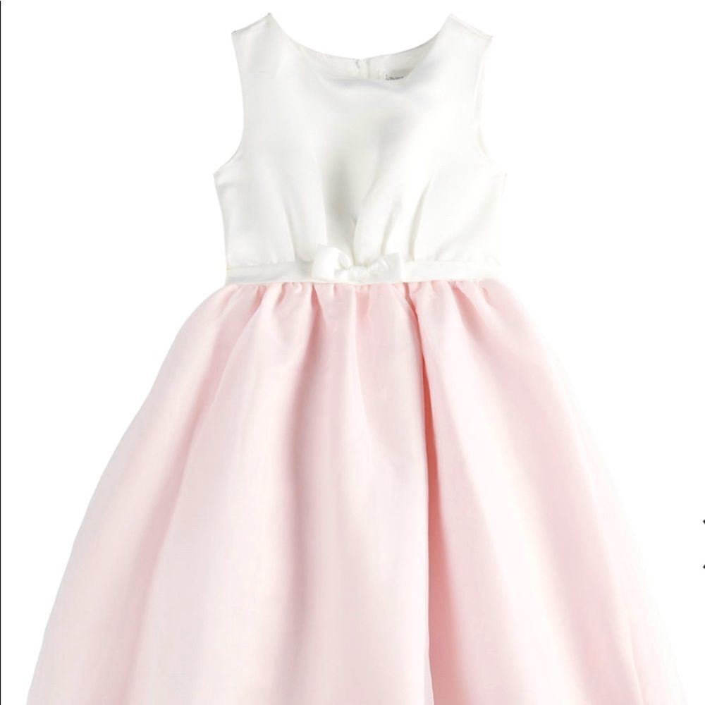 Lavender girls flower girl dress